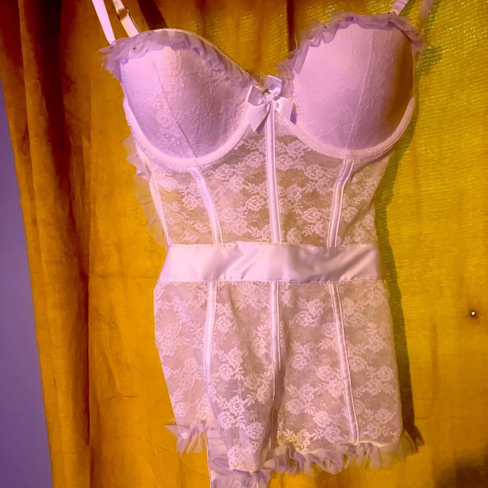 Victoria secret white lingerie